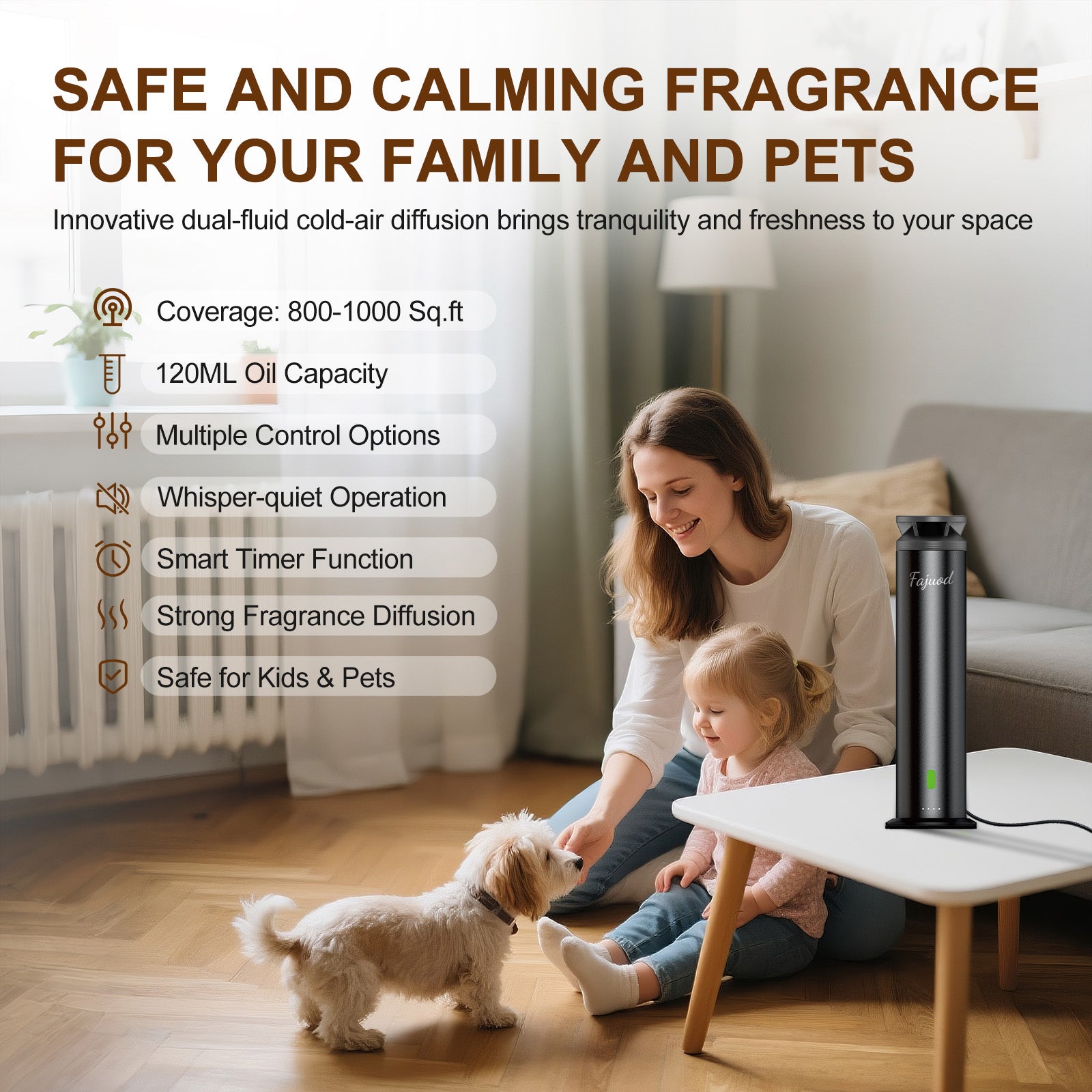 Air One, Waterless Essential Oil Diffuser
