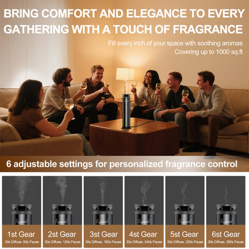 Air One, Waterless Essential Oil Diffuser