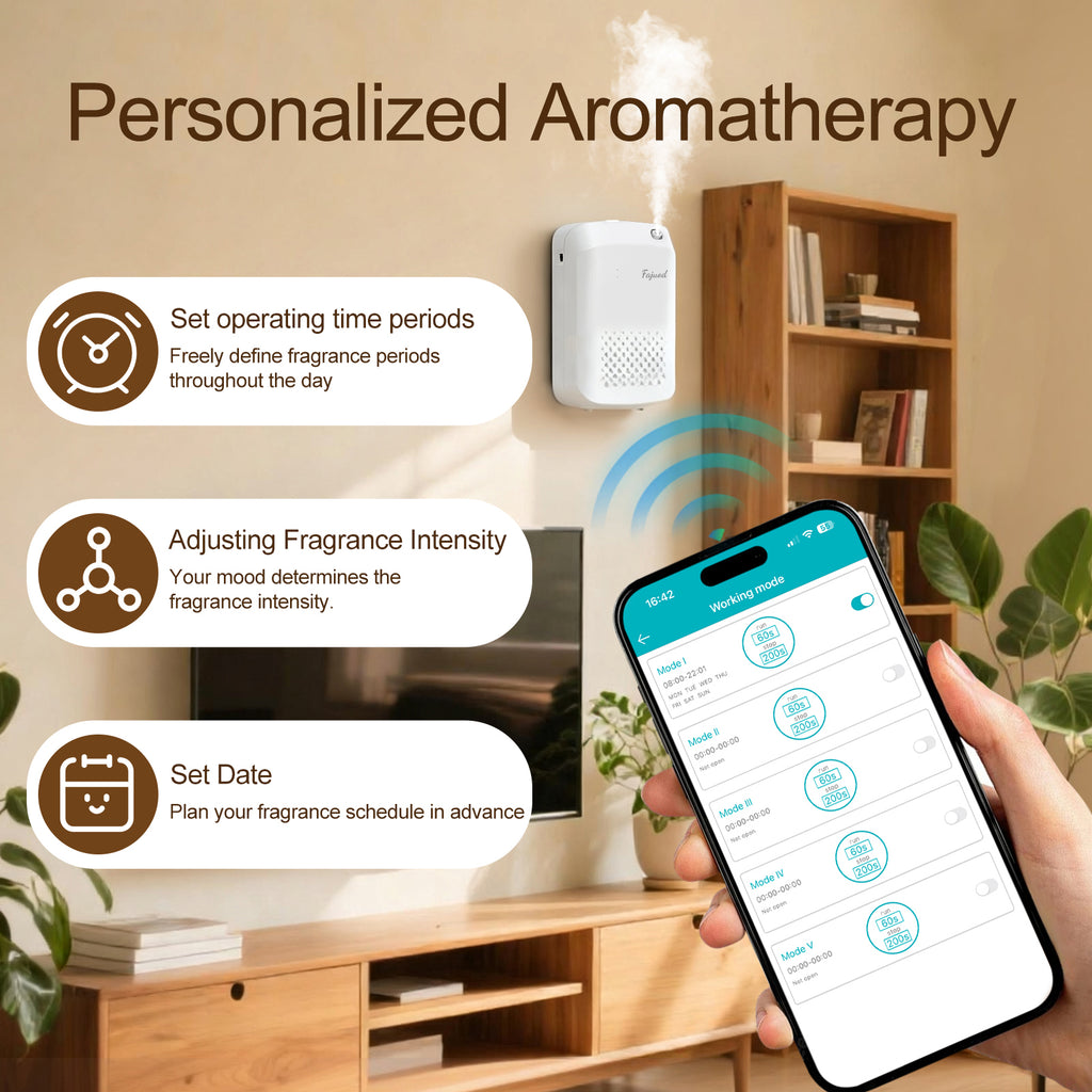 Air Wall, Waterless Essential Oil Diffuser