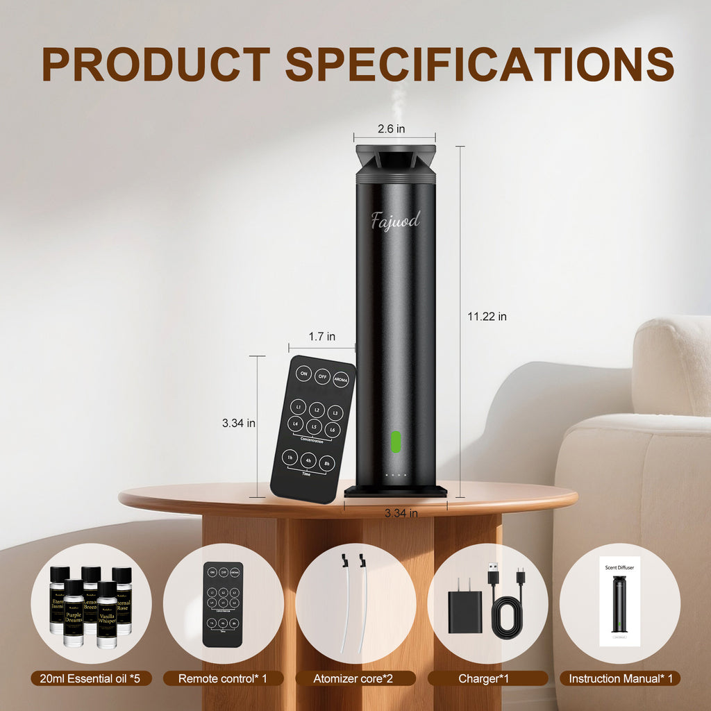 Air One, Waterless Essential Oil Diffuser